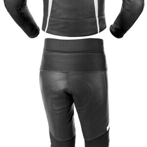 Black Foxton Motorcycle Racing Leather Suit