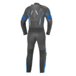 Black and Blue Motorcycle Racing Sports Leather Suit