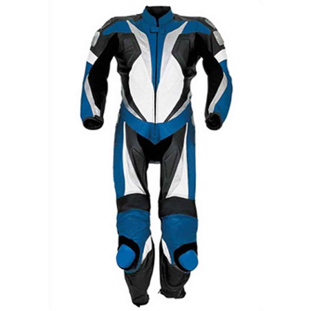 Blue Motorcycle Sports Racing Leather Suit Blue Motorcycle Sports Racing Leather Suit