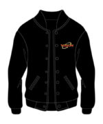 Custom Black Basket ball Varsity Jacket