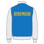 Custom Varsity Blue Bomber Jacket
