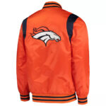 Denver Broncos Prime Time Twill Satin Varsity Jacket