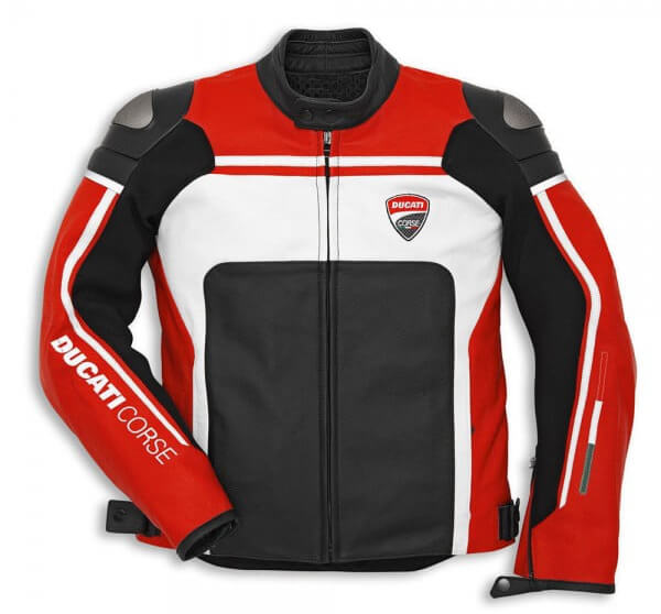 Ducati Corse Motorcycle Racing Sports Leather Jacket (9) Ducati Corse Motorcycle Racing Sports Leather Jacket