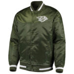 Green Nashville Predators Satin Jacket