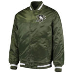 Green Pittsburgh Penguins Satin Jacket