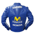 Honda Repsol Movistar Motorcycle Leather Jacket