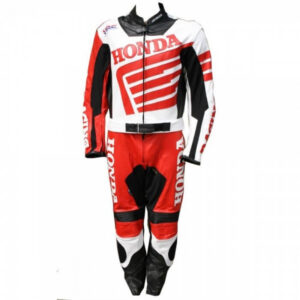 Honda Wing Racing Motorcycle Leather Suit