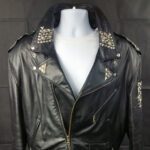 Jeff Hamilton Studded Eagle Leather Jacket