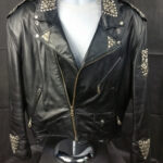 Jeff Hamilton Studded Eagle Leather Jacket