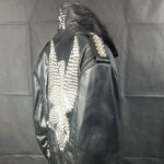 Jeff Hamilton Studded Eagle Leather Jacket