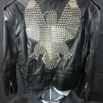 Jeff Hamilton Studded Eagle Leather Jacket