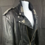 Jeff Hamilton Studded Eagle Leather Jacket