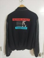 Michael Jackson Bad World Tour Wool Leather Varsity Jacket