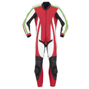Multi Color Motorcycle Racing Leather Suit