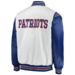 New England Patriots Historic Logo Renegade Satin Varsity Jacket
