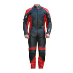 Red & Black Eton Motorcycle Leather Racing SuitRed & Black Eton Motorcycle Leather Racing Suit