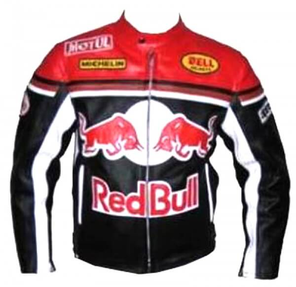 Red Bull Motorcycle Racing Leather Jacket (1) Red Bull Motorcycle Racing Leather Jacket