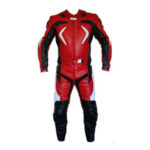 Red City Ride Motorcycle Leather Racing Suit