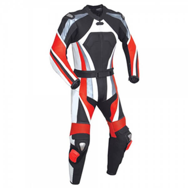 Red and Black Motorcycle Racing Leather Suit Red and Black Motorcycle Racing Leather Suit