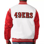 San Francisco 49ers Historic Logo Renegade Satin Varsity Jacket