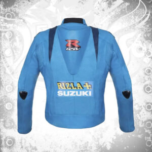 Suzuki Rizla Motorcycle Racing Leather Jacket