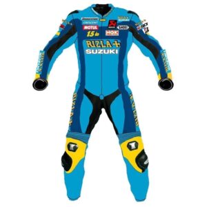 Suzuki Rizla Motorcycle Racing Sports Leather Suit