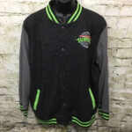 Teenage Mutant Ninja Turtles Black Varsity Jacket