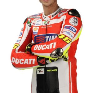 Valentino Rossi Ducati Corse MotoGP Motorcycle Leather Suit