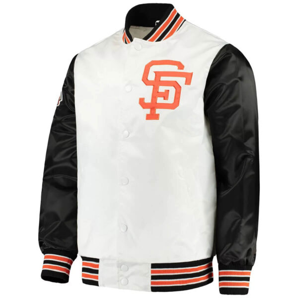 White San Francisco Giants The Legend Satin Jacket