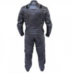 X-MEN Black Motorcycle Racing Leather Suit