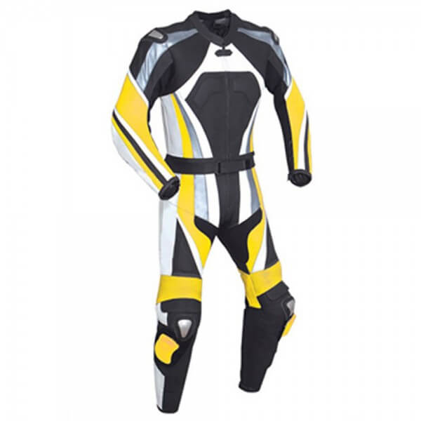 Yellow and Black Motorcycle Racing Leather Suit Yellow and Black Motorcycle Racing Leather Suit