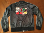 Grey Satin Bomber Jacket