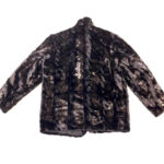 Black Diamond Cut Mink Car Coat