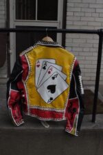 Black Punk Rock Studded Leather Jacket