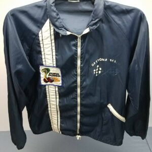 Black Vintage Ford Cobra Mustang Daytona Beach Jacket