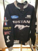Black Vintage Ford Cobra Mustang Jacket