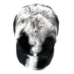 Black and Grey Full Rex Rabbit Derby Hat