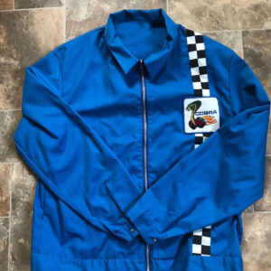 Blue Vintage Ford Cobra Mustang Shelby Jacket