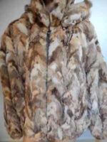 Brown Winter Genuine Sable Fur Jacket