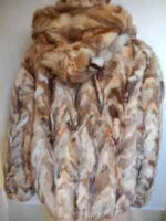 Brown Winter Genuine Sable Fur Jacket