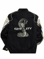 Ford Shelby Cobra Racing Cotton Twill Black Jacket