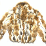 Men Red Fox Bomber Fur Jacket