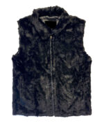 Men's Black Mink Fur Vest