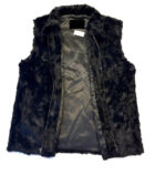 Men's Black Mink Fur Vest