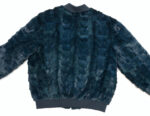 Men's Dark Green Mink Bomber Jacket