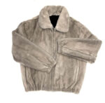 Men's Grey Full Mink Fur Jacket
