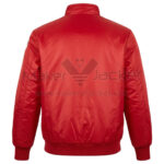 Red Ford Mustang Cobra Checkerboard Jacket (Back)