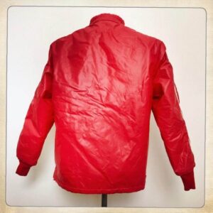 Red Vintage Ford Mustang Cobra Checkerboard Jacket