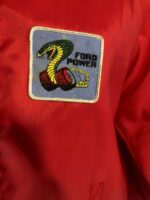 Red Vintage Ford Mustang Cobra Racing Jacket