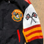 Vintage 80s Jeff Hamilton Mickey Mouse Leather Jacket